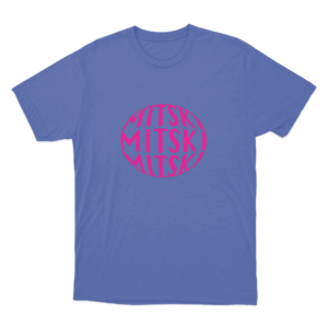 Circular Mitski Logo T Shirt Blue