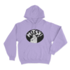 Mitski Playing Guitar Hoodie Purple