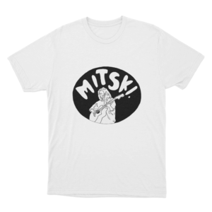 Mitski Playing Guitar T Shirt White