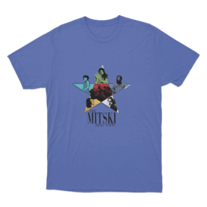 Mitski Star Tour T Shirt Blue