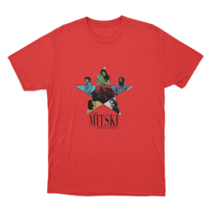 Mitski Star Tour T Shirt Red
