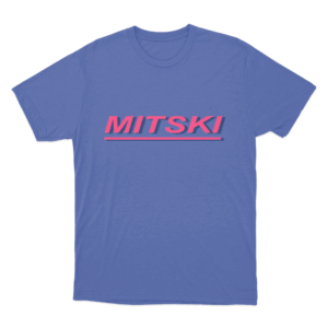 Pink Mitski Logo T Shirt Blue