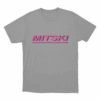 Pink Mitski Logo T Shirt Grey