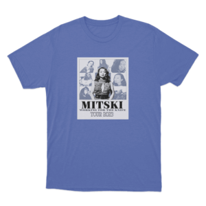 Tour Poster T Shirt Blue