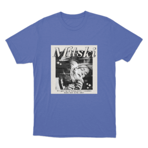 Vintage Mitski Quote T Shirt Blue