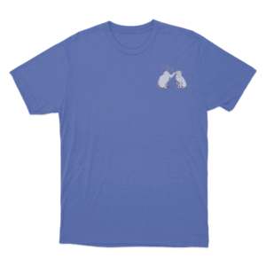 Mitski Cats Illustration T Shirt Blue