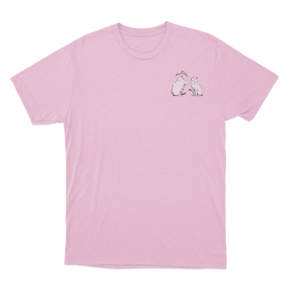 Mitski Cats Illustration T Shirt Pink Mitski Cats Illustration T Shirt Pink