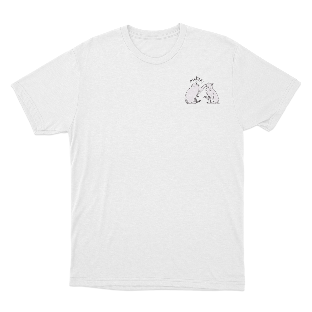 Mitski Cats Illustration T Shirt White Mitski Cats Illustration T Shirt White