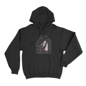 My Love Mine All Mine Cropped Pullover Sweatshirt Hoodie Black
