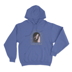 My Love Mine All Mine Cropped Pullover Sweatshirt Hoodie Blue